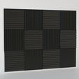 untitled.png Sound proof foam panels Acoustic Panels for 3d printing 3D print model