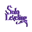 logo solo leveling.stl SUPER CUTE SOLO LEVELING PEN MUG + LOGO