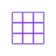 Wireframe Shape Rubik Cube.STL Wireframe Shape Rubik Cube