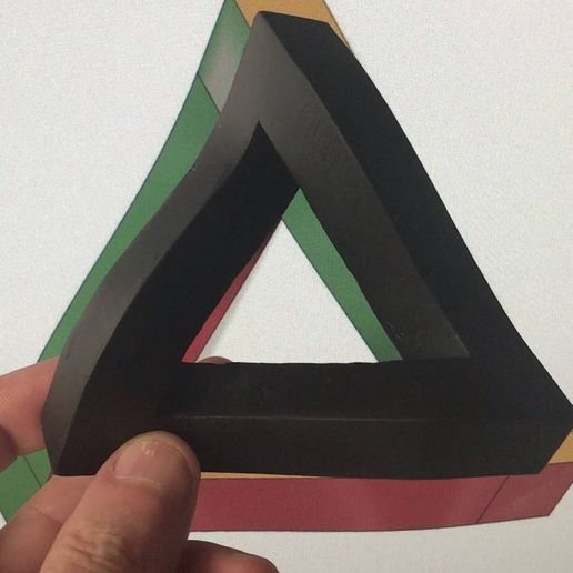 print.jpg Penrose Triangle impossible.