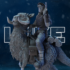 073023-StarWars-Luke-y-TaunTaun-Image-001.png 3D file LUKE SKYWALKER SNOWSUIT SCULPTURE - TESTED AND READY FOR 3D PRINTING・3D printing template to download