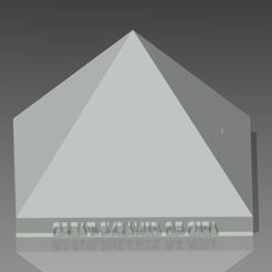 Full.jpg Free 3D file Stack-able Pyramid of Giza With Interior・Design to download and 3D print