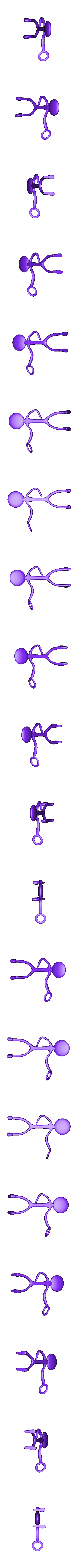 BH2_SUJETAbolis.stl Area 51 Alien Stickman Caneta de apoio / Alienigena Area 51 Stickman Soporte Bolis