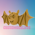 3.png halloween bat,3D MODEL STL FILE FOR CNC ROUTER LASER & 3D PRINTER