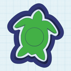 sea-turtle-photo-1.png Файл STL Форма для шейкера из смолы морской черепахи・3D модель для печати скачать