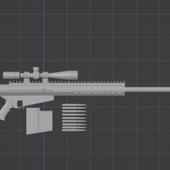 SNİPER-MODEL-SHOWCASE.png 1/12 Scale Sniper Gun Model