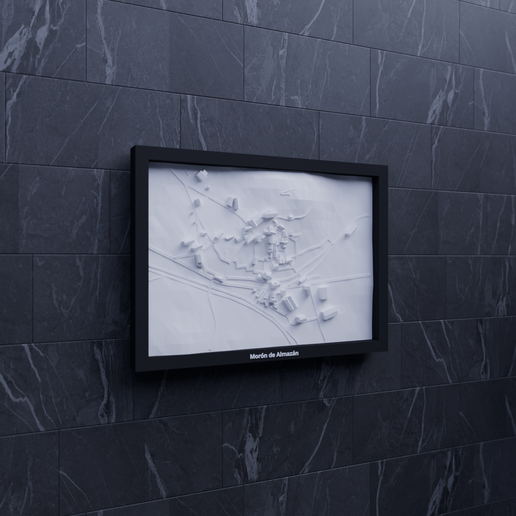 Morón de Almazán, Spain - 3D Miniature