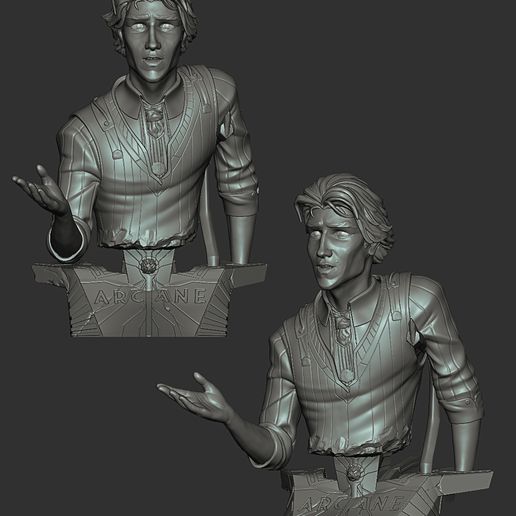 7.jpg Viktor Arcane Bust 3D print model