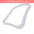 Bread_Slice~5in-cookiecutter-only2.png Bread Slice Cookie Cutter 5in / 12.7cm