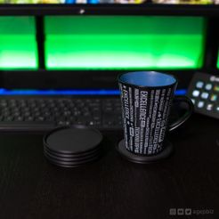 black_coasters_instagram_01.jpg Simple Stackable Coaster