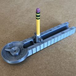 axon_small.jpg Free STL file Compass・Template to download and 3D print