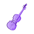 geige4flatpr.stl violine / Geige  -  colorprintable file includet