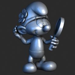 00.jpg STL file A Vanity Smurf・3D printing idea to download