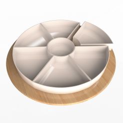 Lazy-Susan-1.jpg Archivo 3D Lazy Susan・Objeto imprimible en 3D para descargar