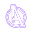 Logo Avengers.stl CORTANTE LOGO AVENGERS