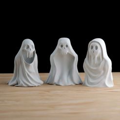 Full-Set.jpg Set Of Ghost Decorations for your home!