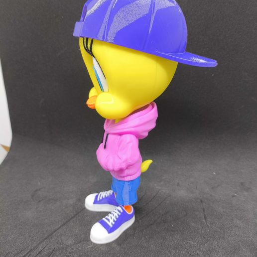 1742024038663.jpg TWEETY BIRD URBAN VIBES WITH HOODIE ( MULTIPARTS AND 3MF )