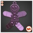 PrintInPlace_Articulated_Gingerbread-Man_V07.jpg Gingerbread Man Multi Color Print In Place Articulated (Keychain)