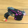 9.png DVa Gun Black Cat Skin - Overwatch - Printable 3d model - STL + CAD bundle - Personal Use