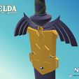 Folie27.jpg Master Sword - Zelda Tears of the Kingdom - Complete Set - Life Size