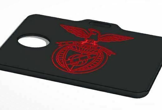 ID Card Case Sport Lisboa e Benfica - Porta Cartões SLB - 3D model önizlemesi