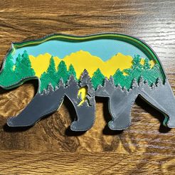IMG_3706.jpg STL-Datei Bär und Yeti kostenlos・Design für 3D-Drucker zum herunterladen