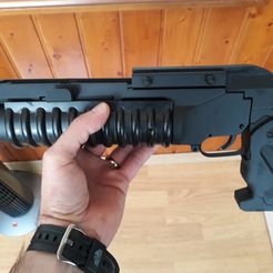 Pistolete MK1.jpg Free STL file Airsoft grenade launcher kit・3D printer design to download