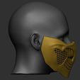 04.JPG Mortal Kombat X - Scorpion's mask For Cosplay