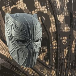 killmonger background.jpg Файл 3D KILLMONGER GOLDEN JAGUAR MASK 3D PRINT MODEL・3D-печать дизайна для загрузки