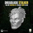 DREADLOCK STALKER FAN ART INSPIRED BY STALKER FROM Gi JOE | @Rstrn | Dreadlock Stalker Head for Action Figures