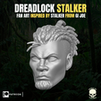 DREADLOCK STALKER FAN ART INSPIRED BY STALKER FROM Gi JOE | @Rstrn | Testa di Dreadlock Stalker per figure d'azione