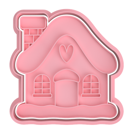 GINGERBREAD HOUSE CUTTERS FOR COOKIE AND FONDANT 3D model