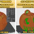 Sliced-view-New-2025-edition.jpg Calabaza Jack Skellington edición 2025 - Halloween Lantern Decor - No Soporta Impresión 3D STL/3MF