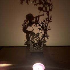 1.jpeg Fichier STL candle holder, girl・Modèle pour imprimante 3D à télécharger