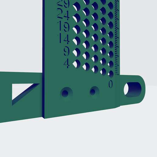 📏 angle ruler with holes・Free 3D File for 3D printing・Cults