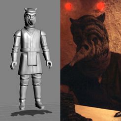 HS-Yamnoss-main.jpg FIGURA DE ACCION VINTAGE STAR WARS KENNER-STYLE YAMNOSS