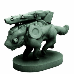 UberWulf.png Free STL file UberWulf (18mm scale)・3D print model to download