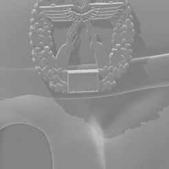 10-Skull-Lw-Sich.jpg STL file Skull German Armed Forces Beret Air Force Security LwSich・3D printable design to download