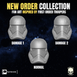 5.png New Order Collection, fan art heads inspired by First Order Troopers