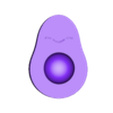 aguacate_SubTool1.stl KAWAII - PACK 6 MODELOS - LOT 6