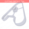 Letter_A~8in-cookiecutter-only2.png Letter A Cookie Cutter 8in / 20.3cm