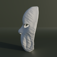 88.png Injured Face Mask - Superhero Cosplay Mask 3D print model
