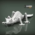 fantastic-leaf-tailed-gecko4.jpg Fantastic leaf-tailed gecko 3D print model