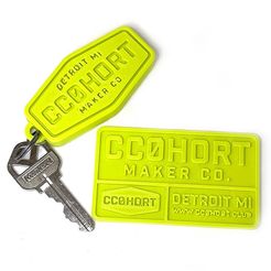 card.jpg 3D Printable STL Keychain & Business Card | Customizable & Commercial Use | Royalty-Free Digital Designs