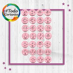 4589-Courrier-new-3cm-con-soporte.200.jpg Set de stamps abc Courrier new 3cm