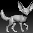 egsaegsaeg.jpg Fennec fox poses model - decor - 3D print