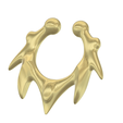 fem_lewel_38 v1-10.png fake nose hook FAKE NIPPLE PIERCING Female male Non-Piercing Body Jewellery Bondage Weight femJ-38 3d print cnc