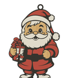 Santa-Claus-III-Design-Top.png Christmas: Santa Claus III Tree Decor