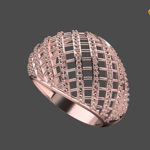 Gents Ring - STL READY 3D model