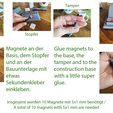 Magnete-Übersicht.jpg Buddy - Leaf & filter holder - Building pad with tamper - 420 - Joint - Smoking
